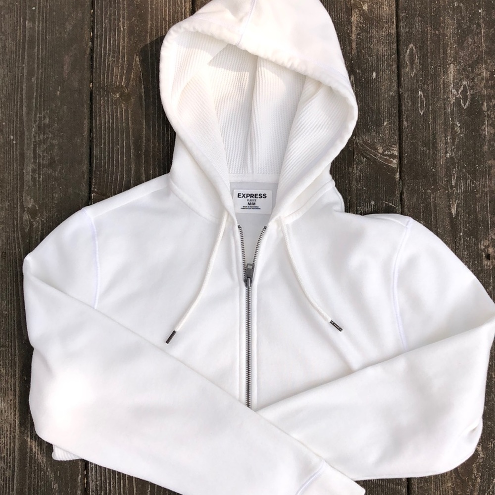 Men’s Express front zip fleece hoodie